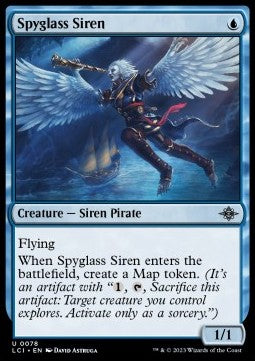 Spyglass Siren⁣ - The Lost Caverns of Ixalan⁣ (Uncommon)⁣ [78]