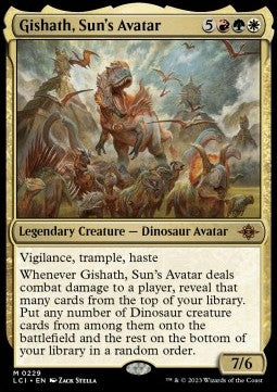 Gishath, Sun's Avatar⁣ - The Lost Caverns of Ixalan⁣ (Mythic)⁣ [229]