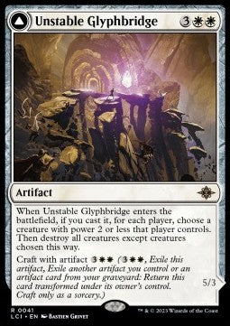 Unstable Glyphbridge // Sandswirl Wanderglyph⁣ - The Lost Caverns of Ixalan⁣ (Rare)⁣ [41]