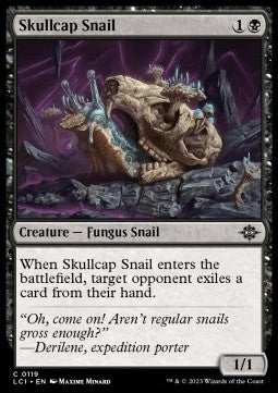 Skullcap Snail⁣ - The Lost Caverns of Ixalan⁣ (Common)⁣ [119]