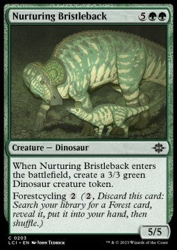 Nurturing Bristleback⁣ - The Lost Caverns of Ixalan⁣ (Common)⁣ [203]