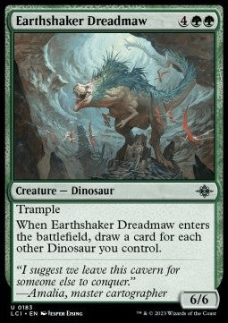 Earthshaker Dreadmaw⁣ - The Lost Caverns of Ixalan⁣ (Uncommon)⁣ [183]