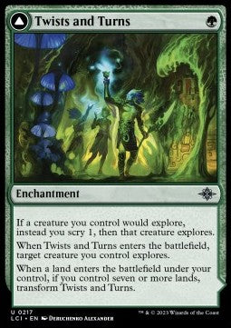 Twists and Turns // Mycoid Maze⁣ - The Lost Caverns of Ixalan⁣ (Uncommon)⁣ [217]