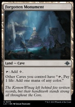 Forgotten Monument⁣ - The Lost Caverns of Ixalan⁣ (Uncommon)⁣ [272]