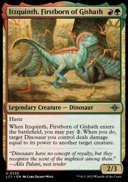 Itzquinth, Firstborn of Gishath⁣ - The Lost Caverns of Ixalan⁣ (Uncommon)⁣ [230]