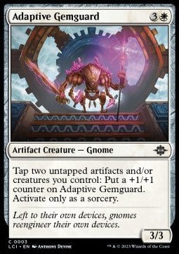 Adaptive Gemguard⁣ - The Lost Caverns of Ixalan⁣ (Common)⁣ [3]