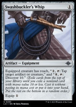 Swashbuckler's Whip⁣ - The Lost Caverns of Ixalan⁣ (Uncommon)⁣ [263]