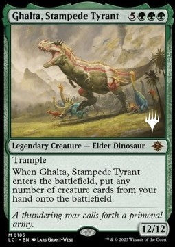 Ghalta, Stampede Tyrant (V.2)⁣ - The Lost Caverns of Ixalan: Promos⁣ (Mythic)⁣ [185]