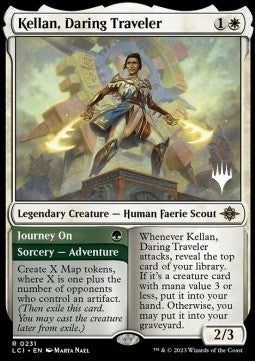 Kellan, Daring Traveler // Journey On (V.2)⁣ - The Lost Caverns of Ixalan: Promos⁣ (Rare)⁣ [231]