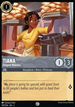 Tiana - Diligent Waitress⁣ - Rise of the Floodborn⁣ (Common)⁣ [197]