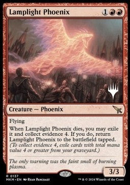 Lamplight Phoenix (V.2)⁣ - Murders at Karlov Manor: Promos⁣ (Rare)⁣ [137]