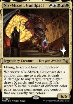 Niv-Mizzet, Guildpact (V.2)⁣ - Murders at Karlov Manor: Promos⁣ (Rare)⁣ [220]