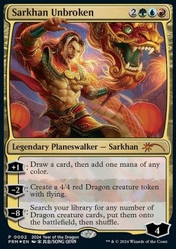 Sarkhan Unbroken⁣ - 2024 Lunar New Year Promos⁣ (Mythic)⁣ [2]