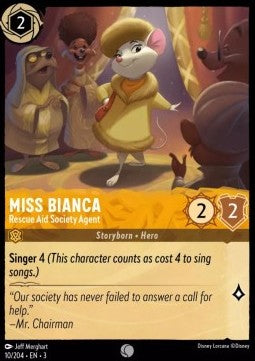 Miss Bianca - International Rescue Aid Society Agent⁣ - Into the Inklands⁣ (Common)⁣ [10]