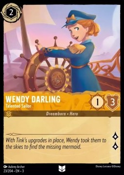 Wendy Darling - Talented Sailor⁣ - Into the Inklands⁣ (Uncommon)⁣ [23]