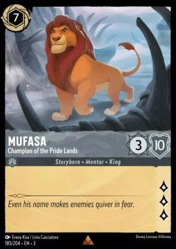 Mufasa - Champion of the Pride Lands⁣ - Into the Inklands⁣ (Rare)⁣ [185]