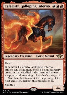 Calamity, Galloping Inferno⁣ - Outlaws of Thunder Junction⁣ (Rare)⁣ [116]