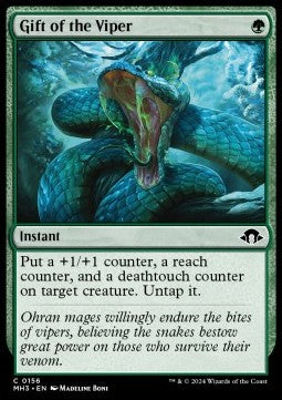 Gift of the Viper⁣ - Modern Horizons 3⁣ (Common)⁣ [156]