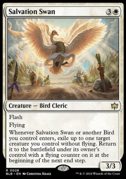 Salvation Swan⁣ - Bloomburrow⁣ (Rare)⁣ [28]