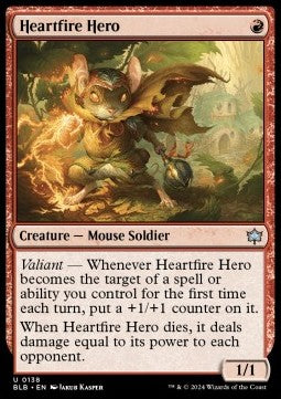 Heartfire Hero⁣ - Bloomburrow⁣ (Uncommon)⁣ [138]