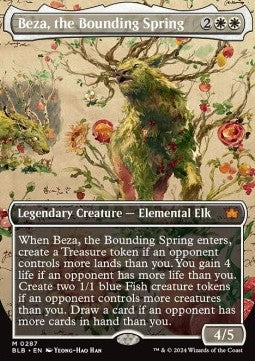 Beza, the Bounding Spring⁣ - Bloomburrow: Extras⁣ (Mythic)⁣ [287]