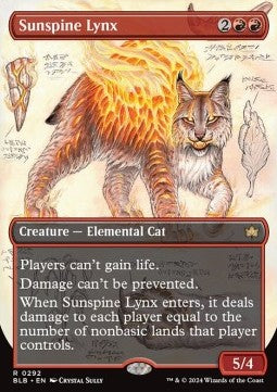 Sunspine Lynx⁣ - Bloomburrow: Extras⁣ (Rare)⁣ [292]