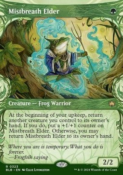 Mistbreath Elder⁣ - Bloomburrow: Extras⁣ (Rare)⁣ [323]