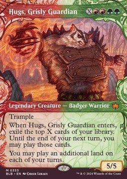 Hugs, Grisly Guardian⁣ - Bloomburrow: Extras⁣ (Mythic)⁣ [333]