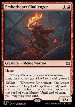 Emberheart Challenger⁣ - Bloomburrow⁣ (Rare)⁣ [133]