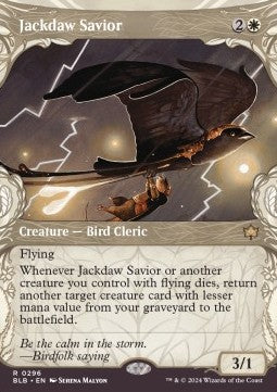 Jackdaw Savior⁣ - Bloomburrow: Extras⁣ (Rare)⁣ [296]