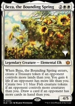 Beza, the Bounding Spring (V.2)⁣ - Bloomburrow: Promos⁣ (Mythic)⁣ [2]