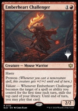 Emberheart Challenger (V.2)⁣ - Bloomburrow: Promos⁣ (Rare)⁣ [133]