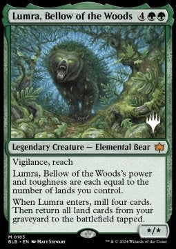 Lumra, Bellow of the Woods (V.2)⁣ - Bloomburrow: Promos⁣ (Mythic)⁣ [183]