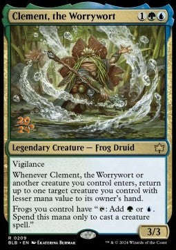 Clement, the Worrywort (V.2)⁣ - Bloomburrow: Promos⁣ (Rare)⁣ [209]