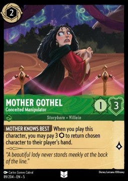 Mother Gothel - Conceited Manipulator⁣ - Shimmering Skies⁣ (Uncommon)⁣ [89]