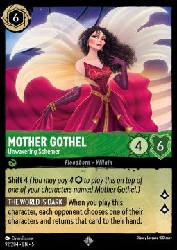 Mother Gothel - Unwavering Schemer⁣ - Shimmering Skies⁣ (Super Rare)⁣ [92]