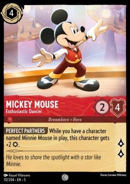 Mickey Mouse - Enthusiastic Dancer⁣ - Shimmering Skies⁣ (Common)⁣ [112]