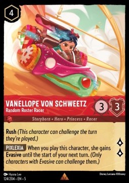 Vanellope von Schweetz - Random Roster Racer⁣ - Shimmering Skies⁣ (Rare)⁣ [124]