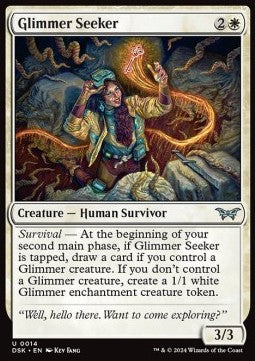 Glimmer Seeker⁣ - Duskmourn: House of Horror⁣ (Uncommon)⁣ [14]