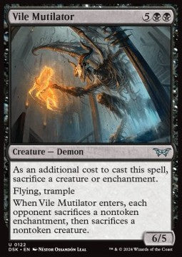 Vile Mutilator⁣ - Duskmourn: House of Horror⁣ (Uncommon)⁣ [122]