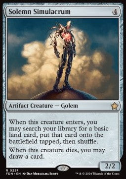 Solemn Simulacrum⁣ - Magic: The Gathering Foundations⁣ (Rare)⁣ [257]