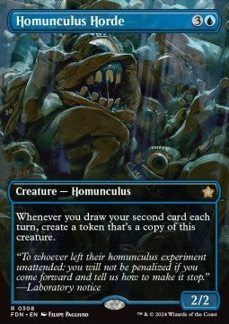 Homunculus Horde (V.1)⁣ - Magic: The Gathering Foundations: Extras⁣ (Rare)⁣ [308]