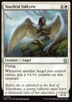 Youthful Valkyrie⁣ - Magic: The Gathering Foundations⁣ (Uncommon)⁣ [149]