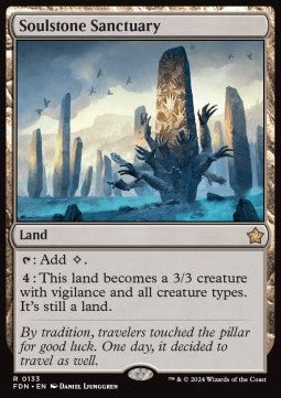 Soulstone Sanctuary⁣ - Magic: The Gathering Foundations⁣ (Rare)⁣ [133]