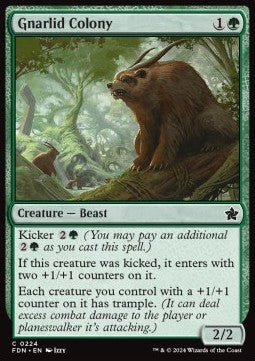 Gnarlid Colony⁣ - Magic: The Gathering Foundations⁣ (Common)⁣ [224]