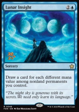 Lunar Insight⁣ - Magic: The Gathering Foundations: Promos⁣ (Rare)⁣ [46]