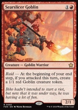 Searslicer Goblin⁣ - Magic: The Gathering Foundations: Promos⁣ (Rare)⁣ [93]