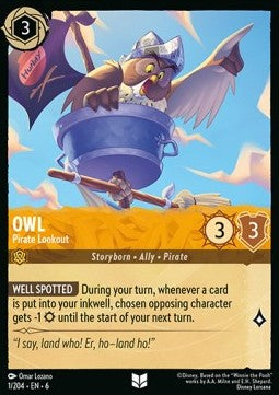 Owl - Pirate Lookout⁣ - Azurite Sea⁣ (Uncommon)⁣ [1]