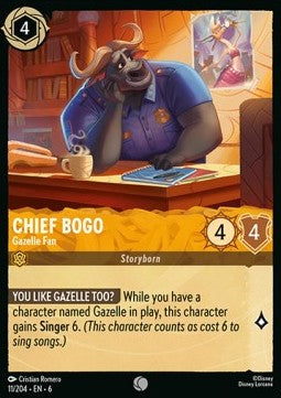 Chief Bogo - Gazelle Fan⁣ - Azurite Sea⁣ (Common)⁣ [11]