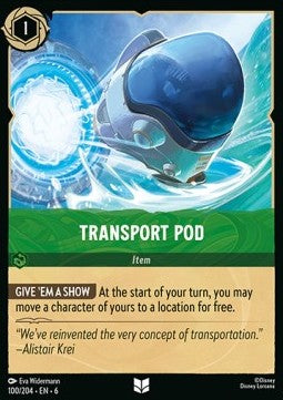 Transport Pod⁣ - Azurite Sea⁣ (Uncommon)⁣ [100]